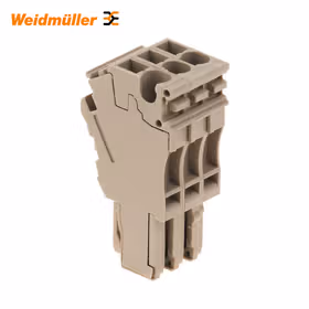 魏德米勒 Z系列,接线端子,接插件,深褐,直接安装；ZP 2.5/1AN/QV/3