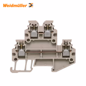 魏德米勒 W系列,双层端子,直通型接线端子,额定横截面:1.5mm,螺钉联接；WDK 1.5/R3.5