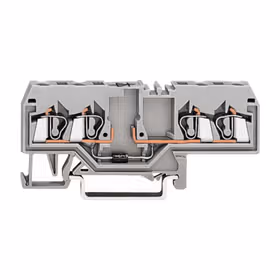 万可(WAGO) 4线带二极管的接线端子,带有1个二极管1N4007；280-655/281-411