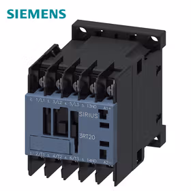 西门子 功率接触器,9A,4kW,1NO,24VDC,3极,尺寸S00环形电缆终端衔套连接；3RT20164BB41