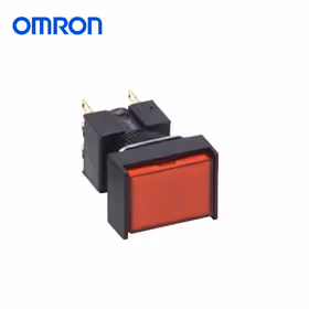欧姆龙 按钮开关,红色；A165L-JRM-5D-2