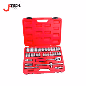 捷科(jetech) 32件12.5mm(1/2")公制综合套筒组套；SK1/2-32ASP
