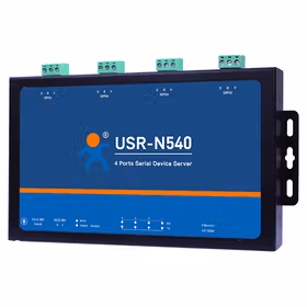 有人(LonHand) 工业级串口服务器 单口2口4口RS232/485转以太网模块Modbus网关RTU转TCP 四串口服务器N540(RS485)USR-N540