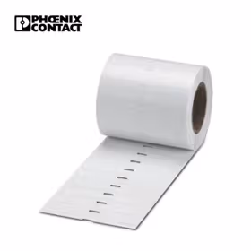 菲尼克斯 适用于粗糙表面的标签,盘卷,白色,未标记,背胶固定,标识区域大小:40x8mm；EML-HA (40X8)R