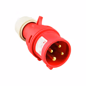 德力西电气 工业用插头；DEP2-024 32A 4芯 415V