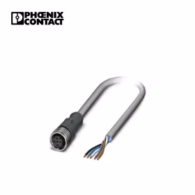 菲尼克斯 传感器/执行器电缆；SAC-5P-5,0-E20/M12FS