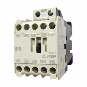 三菱电机 交流控制型电磁接触器 12A 3极 1NO+1NC AC380-440V；S-T12 AC400V 1A1B C VL
