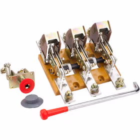 德力西电气 刀形隔离器；HD13BX-1500/31 胶 刀口朝向柜前