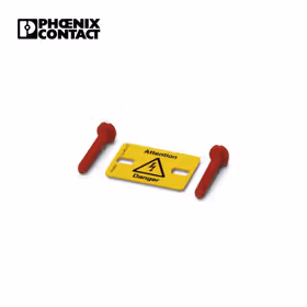 菲尼克斯 警告牌,配有2只塑料螺钉,覆盖4只端子,间距8mm；WS 4- 8