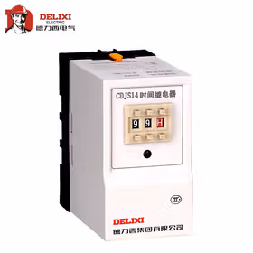 德力西电气 时间继电器；CDJS14 0.01s-9.99s AC380V
