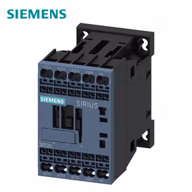 西门子 功率接触器,9A,4kW,AC110V,50Hz,120VAC,60Hz,3极,尺寸S00笼卡式连接；3RT20162AK62