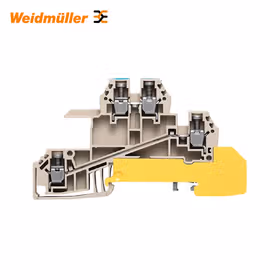 魏德米勒 W系列,N导轨分线端子,额定横截面:2.5mm,螺钉联接；WDL 2.5/S/N/L/PE