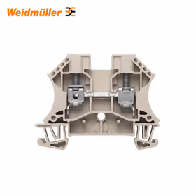 魏德米勒 直通型接线端子,螺钉联接,6mm,800V,41A,深褐；WDU 6