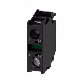 西门子 触点模块带1个开关元件,1S,镀金的触点,螺栓型端子连接用于前面板安装；3SU14001AA101LA0