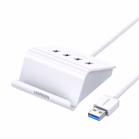 绿联UGREEN 分线器 40441 4口 1.5m USB3.0 白色