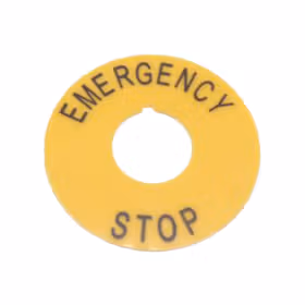 上海天逸电器 指示灯按钮附件,急停标志圈；J-I