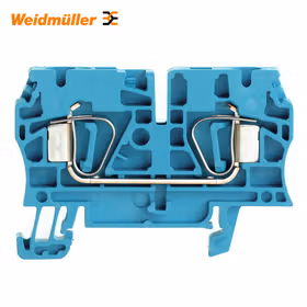魏德米勒 直通型接线端子,弹片联接,4mm,800V,32A,蓝色；ZDU 4 BL