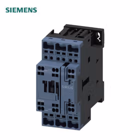 西门子 功率接触器,38A,18.5kW,1NO+1NC,AC220V50Hz,240VAC,60Hz,3极,尺寸S0笼卡式连接；3RT20282AP60