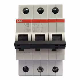ABB S200系列微型断路器；S203-C6