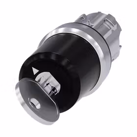 西门子 CES钥匙开关,22mm,金属,高光,锁芯型号STGH10,附带2把钥匙,2个开关位置,锁定,拔出钥匙O+I；3SU10505LF110AA0