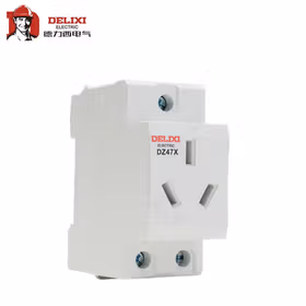 德力西电气 模数化插座；DZ47X 单相两极带接地 10A