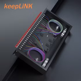 keepLINK KP-ZDH-FC24K 单模光纤终端盒24口满配 FC接口尾纤光缆熔接盒