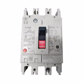 三菱电机 漏电塑壳断路器 极数3P 额定电流32A 分断能力5kA；NV32-SV 3P 32A 100-440V 30MA CE