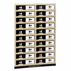 施耐德电气 手持式按钮盒 标牌；PBXADDA