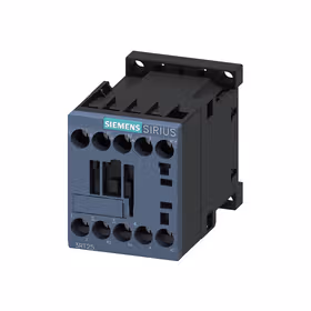 西门子 功率接触器,9A,4kW, 2NO+2NC 110VDC4极,尺寸S00螺栓型端子连接；3RT25161BF40