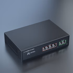 keepLINK友联KP-9000-F0420F-CM云网管6口PoE交换机百兆65W内电