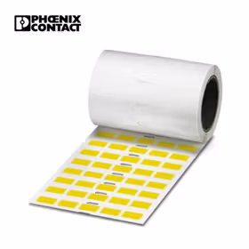 菲尼克斯 标识,盘卷,黄色,未标记,背胶固定,标识区域大小:15x9mm；EML (15X9)R YE