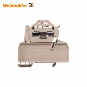 魏德米勒 Z系列,熔断器型接线端子,额定横截面:2.5mm,弹片联接,深褐,直接安装；ZSI 2.5/2/LD 28AC