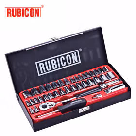 罗宾汉(RUBICON) 39件6.3mm(1/4")综合套筒组套；RGS-039