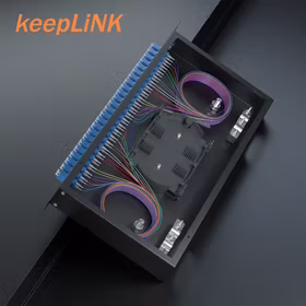 keepLINK KP-ZDH-LC24K 单模光纤终端盒24口满配  LC接口尾纤光缆熔接盒