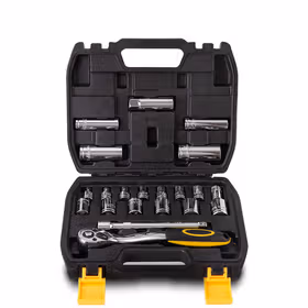 得力 21件10mm系列套筒组套  ；DL1021T