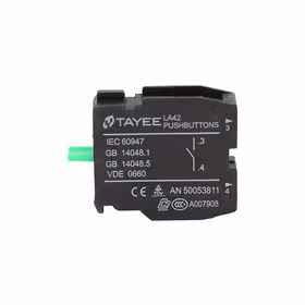 上海天逸电器 按钮开关附件,一常开触点；1NO