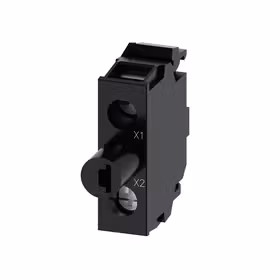 西门子 LED模块带集成式LED,AC230V,绿色,螺栓型端子连接用于底部固定安装；3SU14012BF401AA0