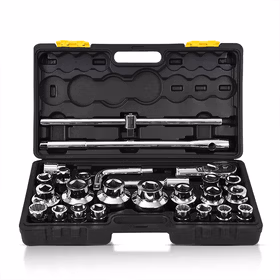 得力 26件19mm系列重型套筒组套  ；DL1026B