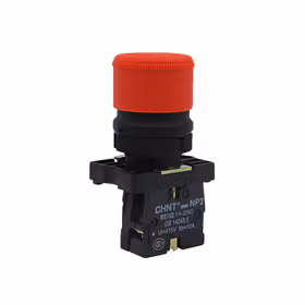 正泰 不带灯按钮,红色 塑料头；NP2-ES442