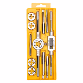 得力 丝锥板牙套装   12件套；DL0027