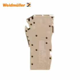魏德米勒 Z系列,接线端子,耦合,额定横截面:2.5mm,插拔联接,米色,直接安装；ZPS 2.5/1AN/QV/2