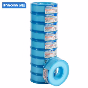 保拉(Paola) 生料带聚四氟乙烯 水胶布封水纸 角阀龙头用加厚密封胶带加长加宽12米*10卷装5806