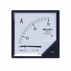 德力西电气 模拟指示电测量仪表；6L2 电流表 75/5
