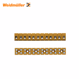 魏德米勒 多回路端子条,单/多回路端子条,额定横截面:2.5mm,螺钉联接,直接安装；MK 3/12/E