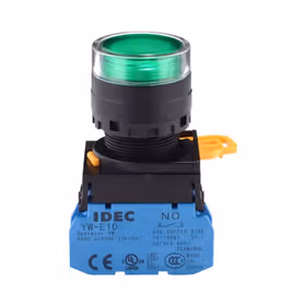 和泉 按钮开关,绿色；YW1L-MF2E10Q4G