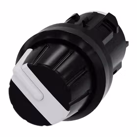 西门子 转换开关,22mm,塑料,白色,旋钮,4开关位置I-II-III-IV,锁定,开关角度4x90&deg;；3SU10002AS600AA0