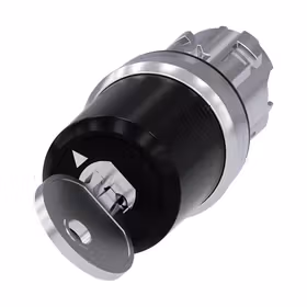 西门子 CES钥匙开关,22mm,金属,高光,锁闭编号SSG10,附带2把钥匙,2个开关位置,键控式,拔出钥匙O；3SU10505BC010AA0