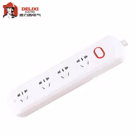 德力西电气 排插(家用)单排,4个五孔,2.8米；CDK1042P8