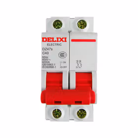 德力西电气 微型断路器；DZ47s C型 2P 40A