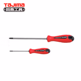 田岛 软胶小柄十字形螺丝批PH1X75mm；EL5-75(+)